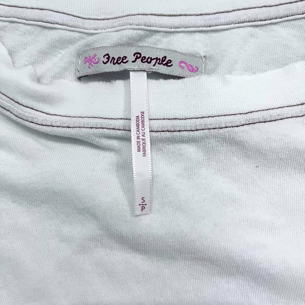 Free People White T-Shirt
